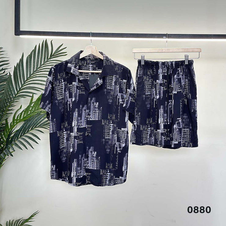 Vintage Abstract Printed Set - 0880