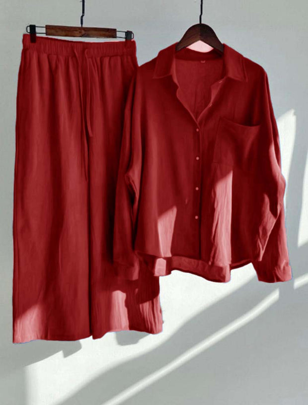 Women Basic Linen Sets