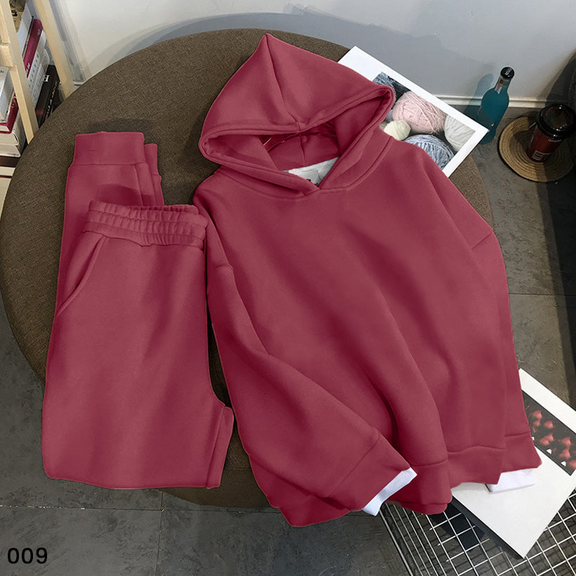 Women Hoodie Set - Candy Apple