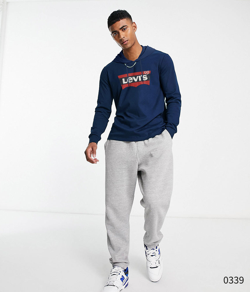 Hooded Tee - Royal Blue Basic Logo