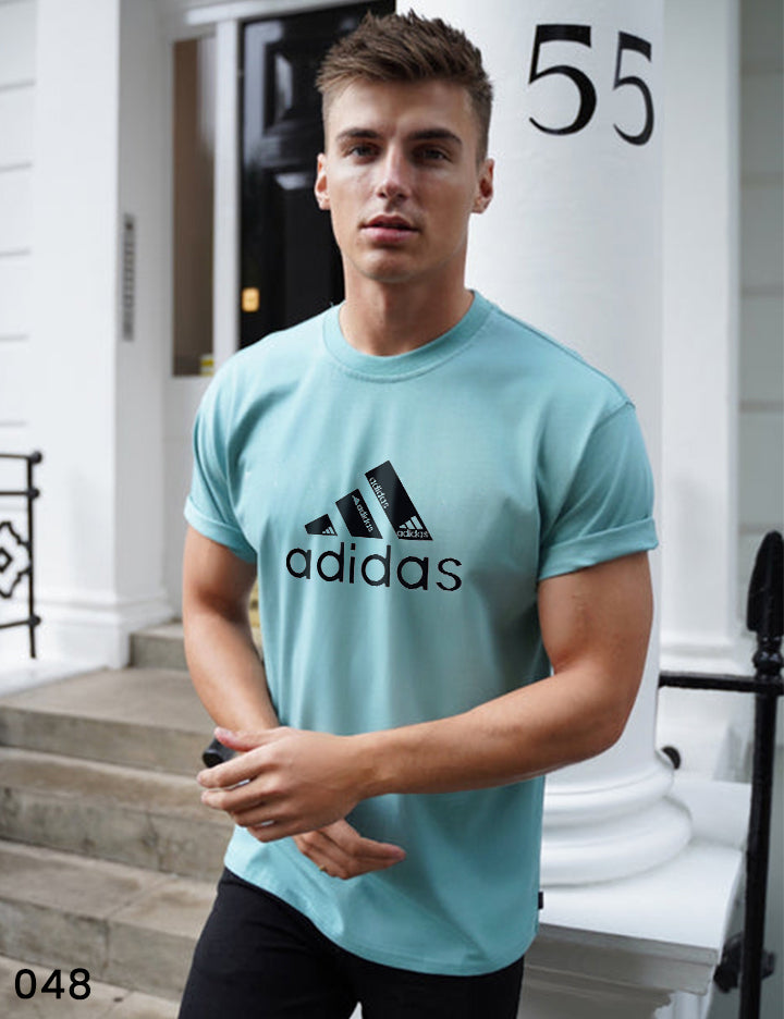 Branded Mountain Logo T-Shirt Slim Fit