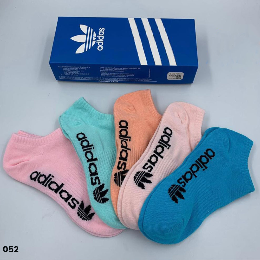 Adidas Originals Mid Ankle Socks - 5 Pairs