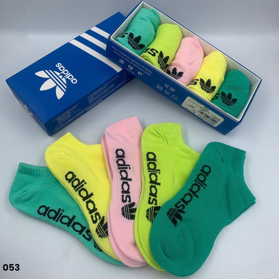 Adidas Originals Mid Ankle Socks - 5 Pairs