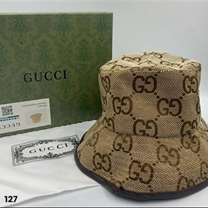Gucci Canvas Bucket Hat - Beige