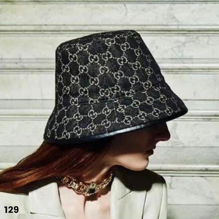 Gucci Canvas Bucket Hat - Grey