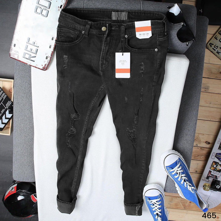 Black Dynasty Ripped Jeans - 465