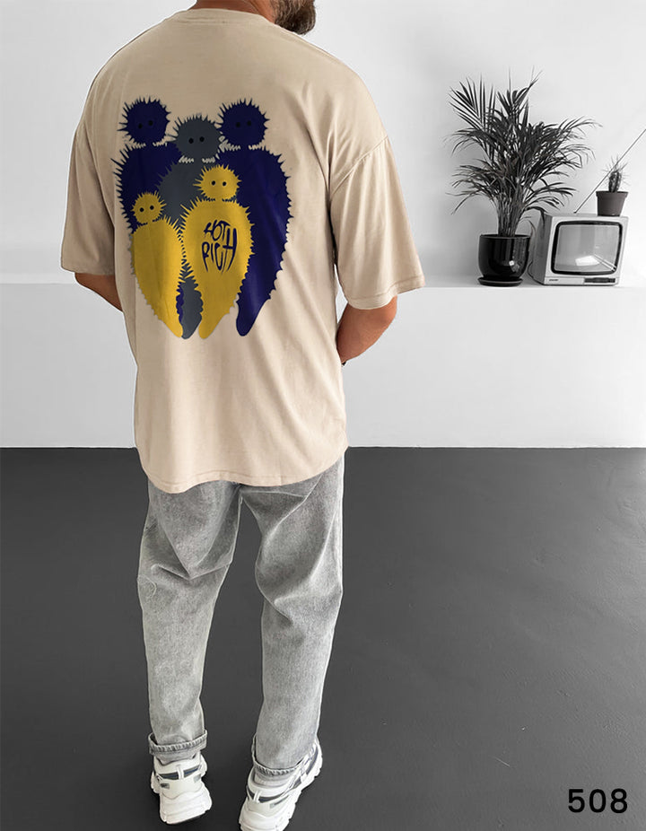 Character Tee Beige  - Oversize