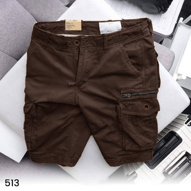 Cargo Shorts Zipped Pocket