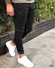 Denim Jogger Jet Black - 555