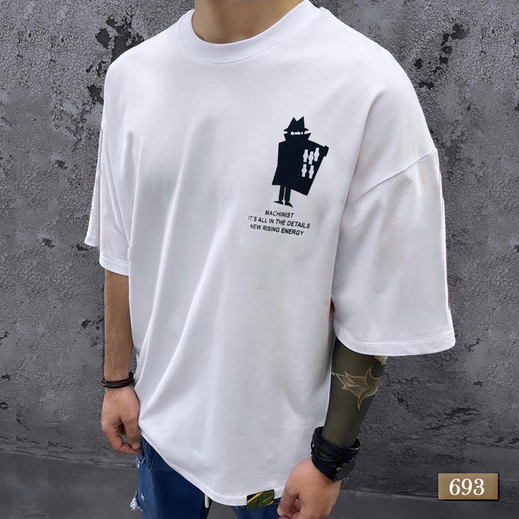 Savage Man T-Shirt White - Oversize