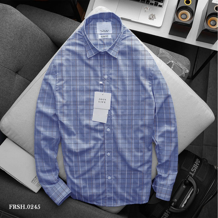 Absorbed Mighty Check - Atlantic Blue FRSH.0245