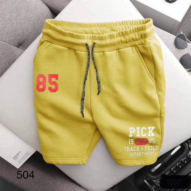 Yellow Casual Shorts - 737