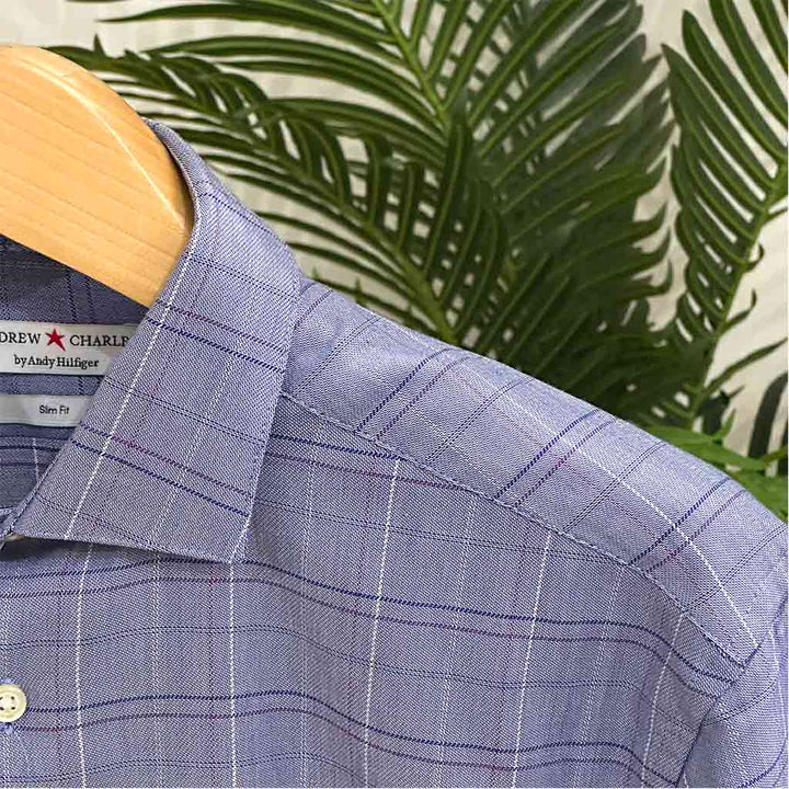Absorbed Mighty Check - Atlantic Blue FRSH.0245