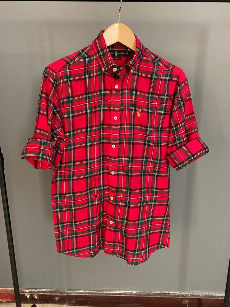 Girlfriend Red Formal Shirt