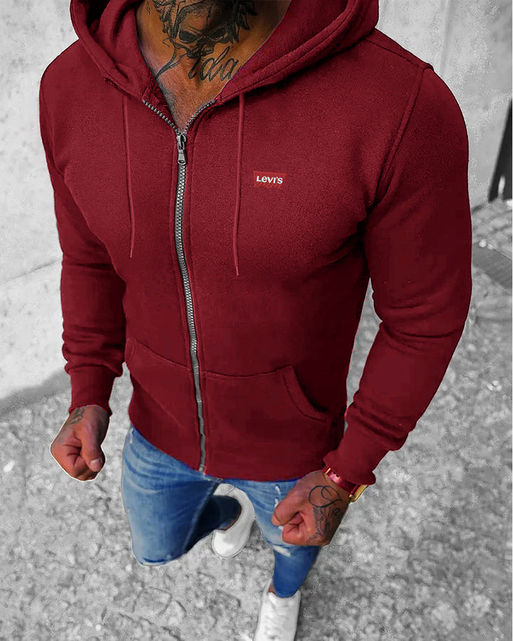 Branded Hoodie Maroon