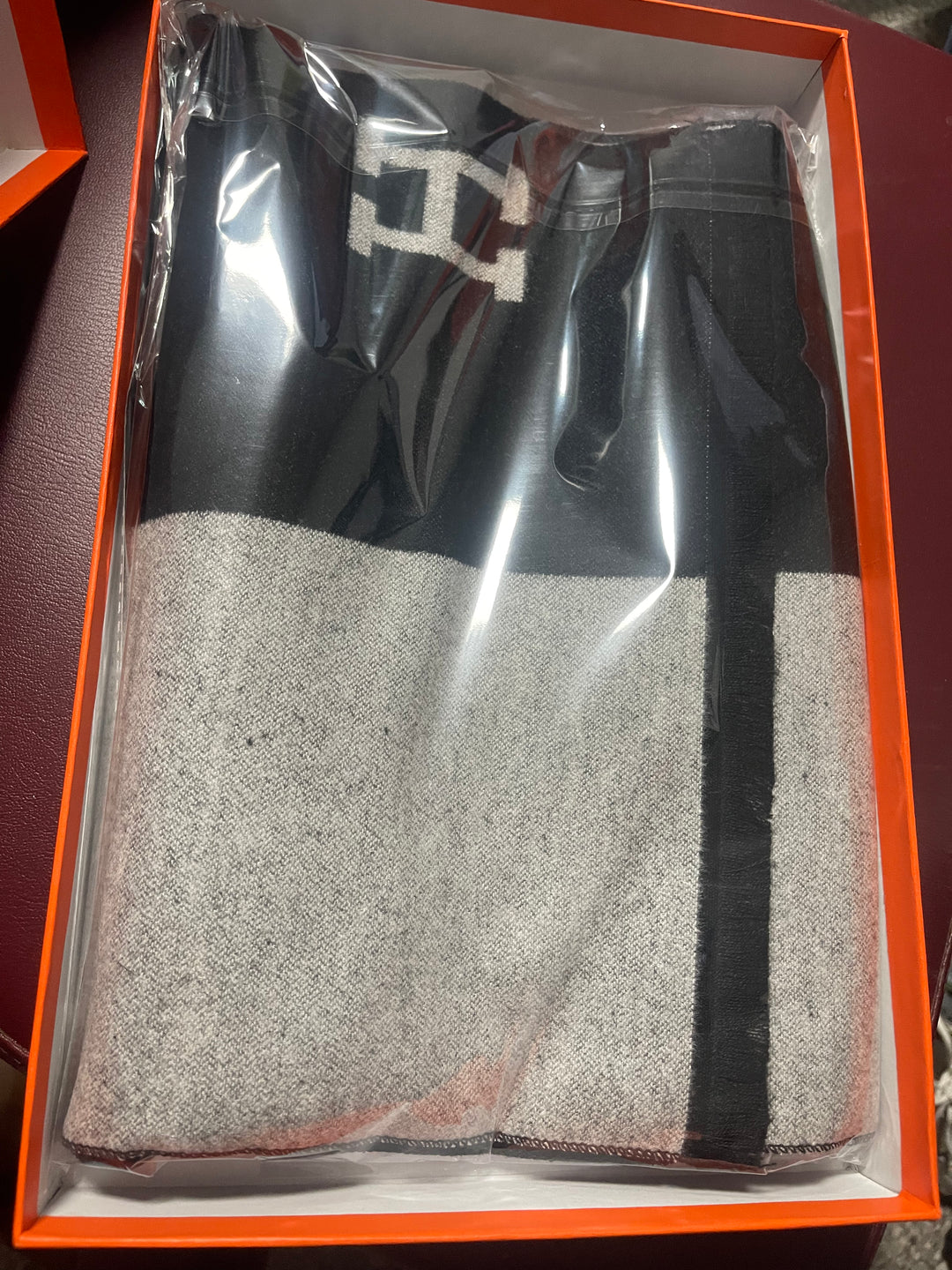 Hermes Cashmere Wool Scarf