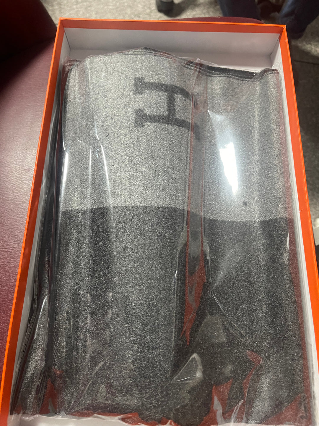 Hermes Cashmere Wool Scarf
