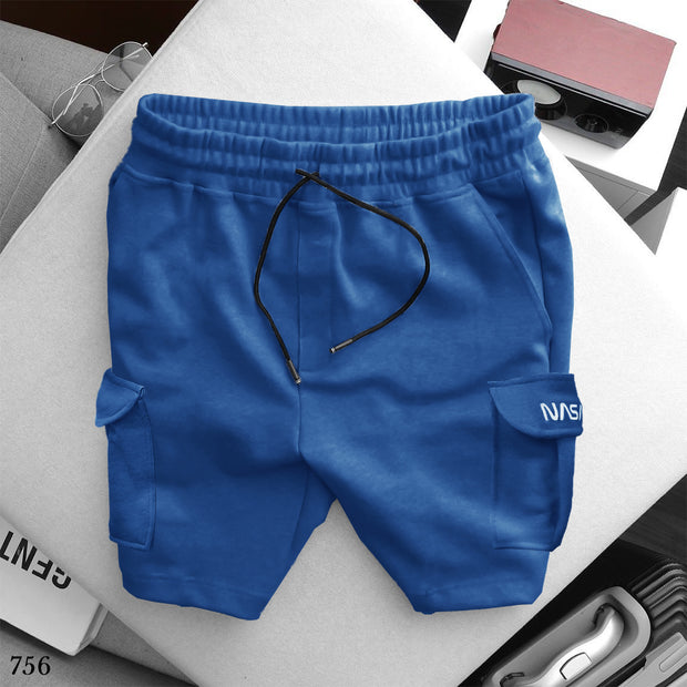 Oversize Cargo Shorts - Persian Blue 756