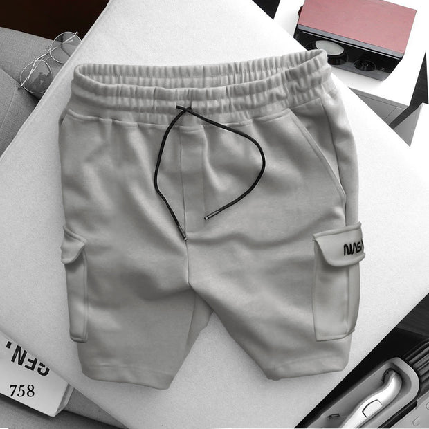 Oversize Cargo Shorts - Grey 758